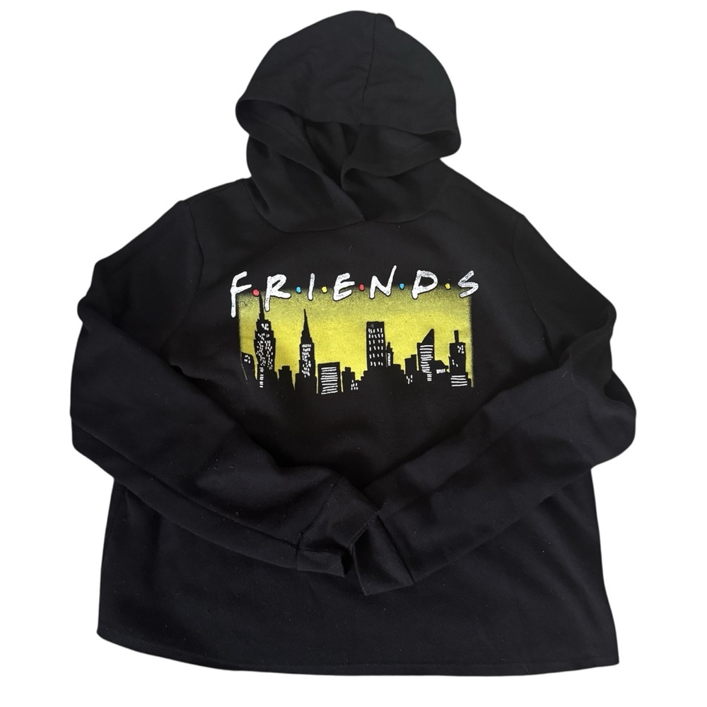 FRIENDS Black and Yellow Hoodie with NYC Skyline